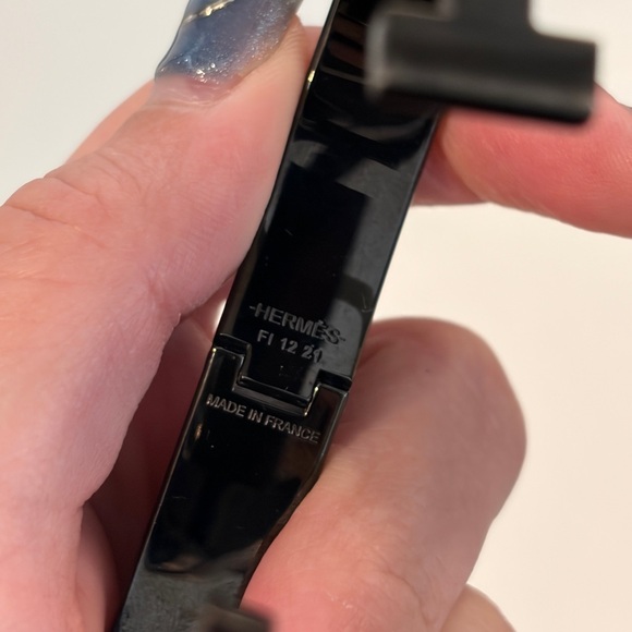 Hermes Black Clic hh Bracelet - Picture 5 of 5